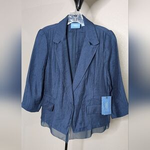 Vera Wang Navy Blazer